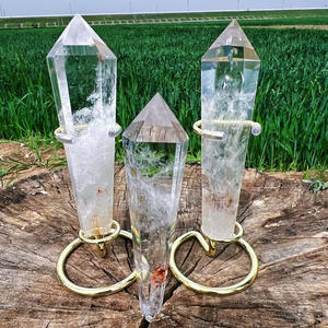 Proveedor Mayorista de Cristales: Colección de Varitas de Cuarzo Transparente de Alta Calidad con Punta de Cetro - Product Image 4