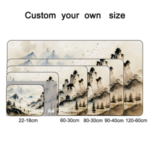 Alfombrilla de Ratón para Juegos Extra Grande Personalizable con Estampado de Paisaje Natural, Base Antideslizante de 3 mm, Alfombrilla Larga para Teclado y Ratón de Computadora - Product Image 2