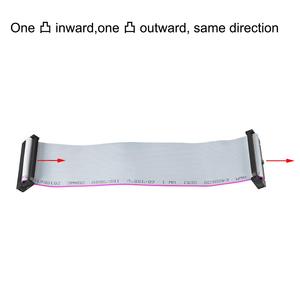 Uxcell – câble plat IDC à 14 broches, pas de 2.54mm, connecteur FcFc gris de 1m pour appareil photo numérique, ordinateur portable, téléviseur LCD, imprimante 3D - Product Image 2