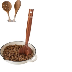 Wooden <b>Meat</b> <b>Grinder</b> Solid Wood Long Handle Cooking Tool For Ground <b>Meat</b> Preparation - Product Image 1