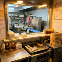 Appareil automatique de formage de raviolis avec mélangeur résistant à la corrosion et capteur de détection de fuites pour les chaînes hôtelières