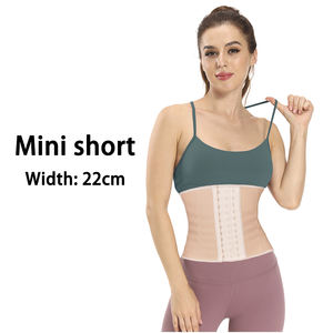 Différentes Tailles Extra Court Invisible <span class=keywords><strong>Ventre</strong></span> <span class=keywords><strong>Plat</strong></span> Minceur Plus Size Trainer Body Shaper 9 Os en Acier Flexible Contrôle Ferme - Product Image 2