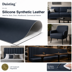 Tissu d'ameublement <span class=keywords><strong>en</strong></span> cuir silicone 100 % imperméable, facile à nettoyer, ignifuge, pour canapé, meubles, intérieur de voiture, <span class=keywords><strong>couleurs</strong></span> <span class=keywords><strong>en</strong></span> stock - Product Image 2
