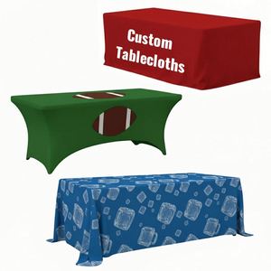 Eco-Friendly Plastic Square Tablecloths-Waterproof & Oilproof Disposable for Wedding Banquet <b>Outdoor</b> Parties with Custom Logo - Product Image 5