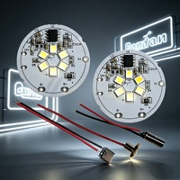 Panel de Luz LED de 5V 3W, Clasificación IP20, 1 Año de Garantía, Compatible con Conexión de Carga/Batería/Control Táctil, Panel de Aluminio