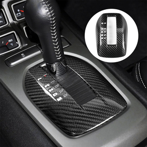 Accesorios Interiores para Automóviles de Fibra de Carbono Seca, Carcasa Decorativa para la Base de la Palanca de Cambios Automática, para Modelos 2010-2015 - Product Image 6