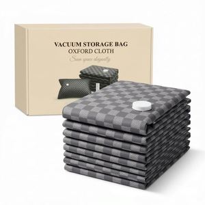 <b>Large</b> Capacity Oxford Fabric Vacuum <b>Storage</b> <b>Bags</b> 4 Pack Waterproof Clothes Compression <b>Bags</b> for Travel Closet Organization - Product Image 1