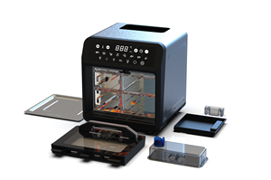 Freidora de aire a vapor con Panel táctil, horno multieléctrico de 14L, GT-SO14, nuevo diseño - Product Image 4