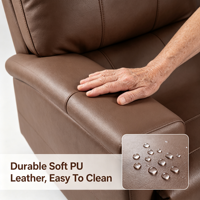 Fauteuil releveur inclinable électrique à double moteur VANBOW pour personnes âgées et patients