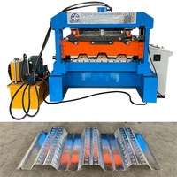 Machine de profilage de poutrelles de plancher à grande vitesse de 2,5 pouces, type fermé, à emboîtement, queue de pie, HB55 B, pour l'Amérique