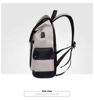 Sac à dos professionnel transfrontalier pour homme, grande capacité, sacoche d'ordinateur de voyage, sac fonctionnel pour le travail, en cuir PU tendance