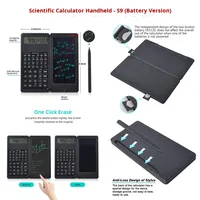 Tablette d'écriture numérique en gros, tableau d'écriture manuscrite, mini calculatrice scientifique solaire portable intelligente, fonction spéciale, dessin