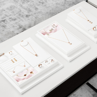 FANXI luxe bijoux boucles d'oreilles étagère anneau affichage bijoux affichage accessoires comptoir fenêtre affichage ornements ensemble support