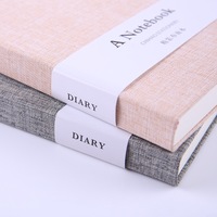 Carnet personnalisé A5 en tissu imprimé, 128 feuilles, reliure cousue, ligné ou vierge, journal, OEM ODM, vente en gros, cadeau d'entreprise, papeterie écologique