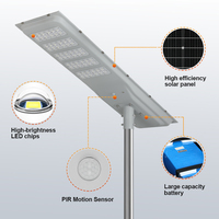 Lampadaires solaires Solarthon 120W, lampadaires LED solaires pour extérieur