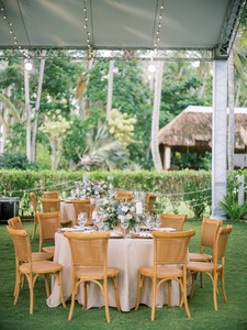 Chaise de salle à manger en rotin DISHI de style nordique avec siège en rotin, chaise rustique artisanale pour <span class=keywords><strong>appartement</strong></span>, banquet, mariage et hôtel, vente en gros - Product Image 5