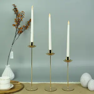 Foryoudecor design wholesale bulk decorationcandlestick nordic votive metal gold candles holders with safe package