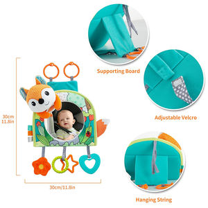 V092, juguete <span class=keywords><strong>de</strong></span> asiento <span class=keywords><strong>de</strong></span> <span class=keywords><strong>coche</strong></span> suave a <span class=keywords><strong>precio</strong></span> <span class=keywords><strong>de</strong></span> fábrica para cara trasera, lindos animales <span class=keywords><strong>de</strong></span> peluche <span class=keywords><strong>de</strong></span> dibujos animados, muñeca colgante, cuna, cama <span class=keywords><strong>de</strong></span> bebé, juguete con mordedor - Product Image 2