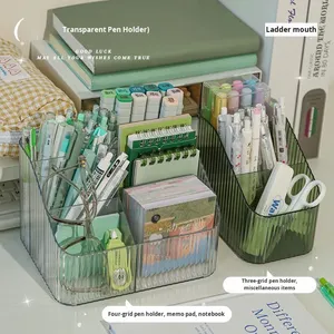 Caja de almacenamiento de brochas de maquillaje acrílico de gama alta, mesa de productos para el cuidado de la piel y lápiz labial con tocador de PP, portalápices de escritorio - Product Image 4