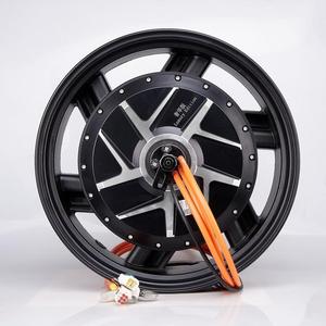 Motor de cubo BLDC para motocicleta, precio de fábrica, para neumático de 17 pulgadas y 6.0 de ancho, motor de cubo con llanta desnuda para neumático de 17 pulgadas y 6.0 de ancho - Product Image 4