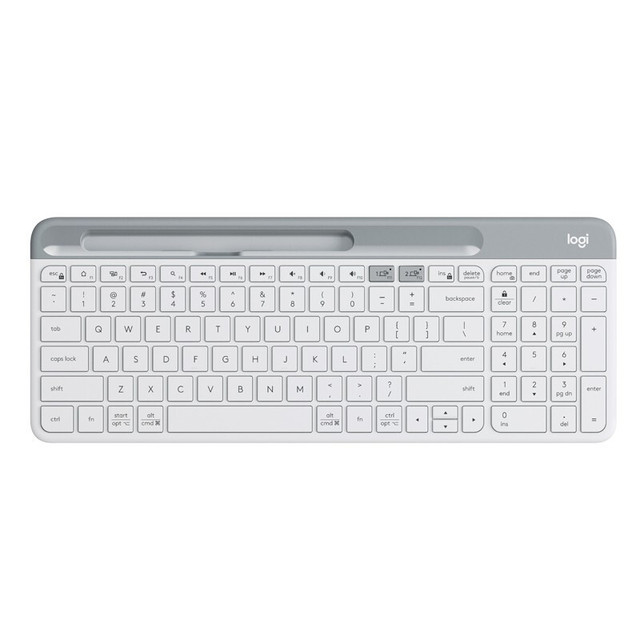 Hot Selling K580 Optical Wireless Keyboard Portable Thin Light Design for Multi-Device Office Use-PC Tablet Laptop