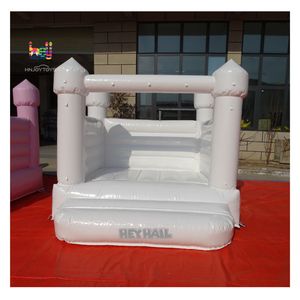 Château gonflable d'intérieur blanc 8x8 pour enfants, équipement de jeu souple, idéal pour anniversaires, en promotion - Product Image 2