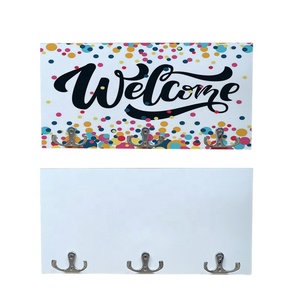 <span class=keywords><strong>Tablero</strong></span> colgante con logotipo personalizado, <span class=keywords><strong>tablero</strong></span> de tela <span class=keywords><strong>para</strong></span> puerta en blanco, sublimación, con parte trasera negra, DIY, promocional - Product Image 6