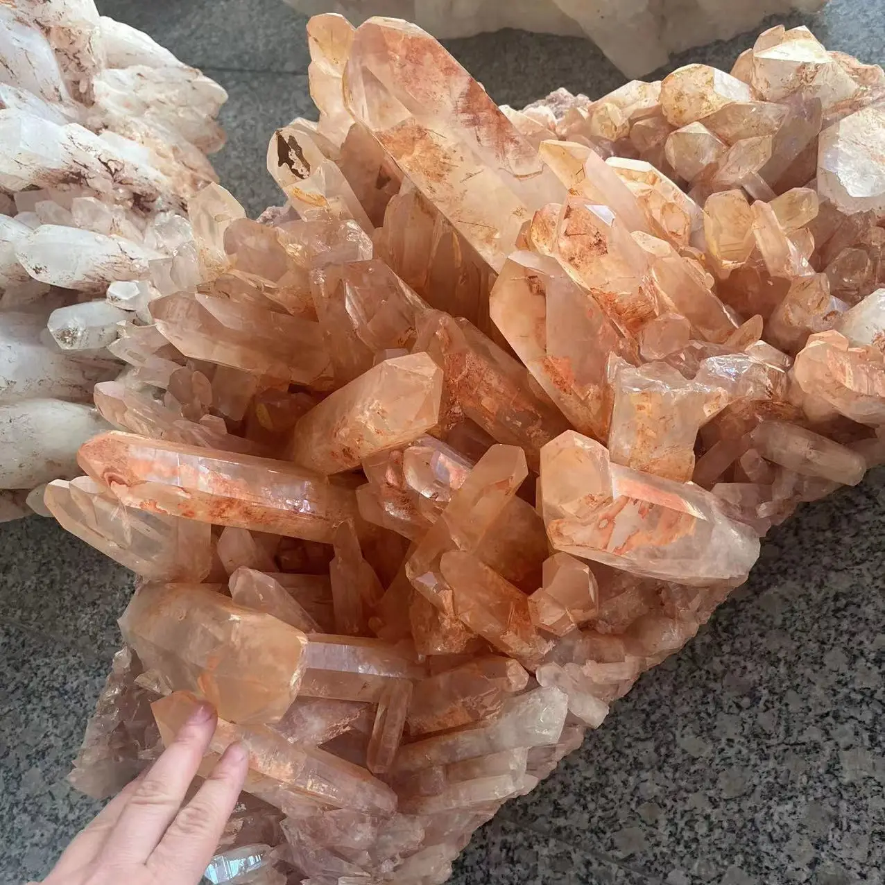 Bulk Atacado Rock Stone Raw Grande Clear Quartz Clusters Cura Áspero Grandes Clusters De Cristal