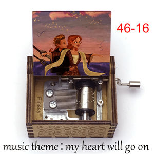 Regalos únicos Caja <span class=keywords><strong>de</strong></span> música <span class=keywords><strong>de</strong></span> madera para amante, novio, novia, esposo, esposa, hijo, niña (Titanic my heart will go on) - Product Image 6