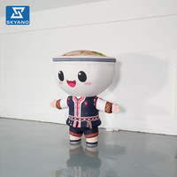 Costume de mascotte gonflable personnalisé, tenue de personnage de dessin animé portable pour la publicité, les défilés et la décoration d'événements