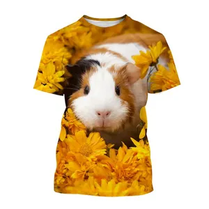 New Funny T-Shirts Cute Guinea Pig Animal Boy Girls Plus Size Casual Tee Best Selling Custom Fashion Kid Child Clothing Tops