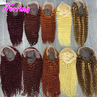 Perruque 100% naturelle en cheveux humains vierges, bouclée profonde birmane, indienne, 13x6, sans colle, avec dentelle frontale HD complète