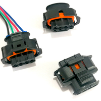Connettori Impermeabili per Auto, Grado di Protezione IP66, 12V 10A, Cablaggi Automobilistici Personalizzati e Prese per Lampade