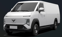 Mobil Van Kargo Listrik Otomatis REACH TE402 Putih 70KW 2 Kursi Terlaris