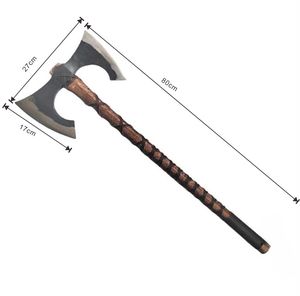 Hot bán lớn Norse rìu với thép carbon cao rìu đầu đôi Cạnh Lưỡi cho Diy hoặc công nghiệp sử dụng - Product Image 5