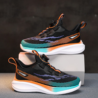 Chaussures de course sur route pour enfants, baskets à boutons pour garçons et filles, chaussures de trail running, chaussures de course Minima en toile et maille respirante