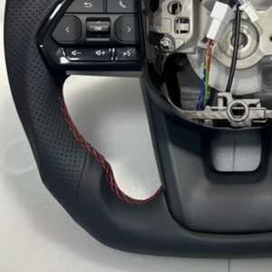 Volante <span class=keywords><strong>de</strong></span> Cuero para Toyota Hilux LC300 Prado LC120 LC200 Corolla RAV4 Crown Alphard Hiace, Volante Deportivo - Product Image 4