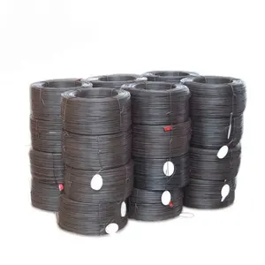 1,2mm 1,6mm bobinas de alambre de material de construcción alambre trenzado recocido negro