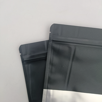 Meilleur prix Stand Up Bag Zipper Lock pochette en aluminium avec fenêtre avant transparente sac pochette mate personnalisée pour cadeau