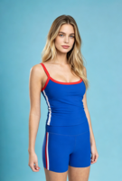 Tank Top Wanita untuk Olahraga Harian, Elastis, Bernapas, Kasual