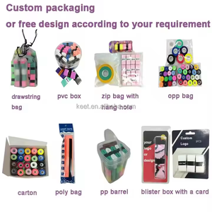 KEET özel desen Tacky PU Overgrip Pickleball Padel raket dize Badminton raketi - Product Image 4