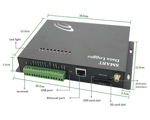 4G RS485 Modbus Controller 4-20mA transmitter Multipoint Modbus 4G <b>Ethernet</b> rs485 modbus display data logger - Product Image 3