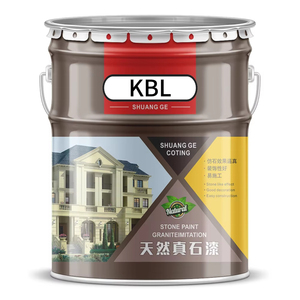 Peinture acrylique à base de résine, effet <span class=keywords><strong>pierre</strong></span> naturelle, pour revêtement mural extérieur, vernis liquide multi-couleurs à base d'eau, application par pulvérisation - Product Image 6
