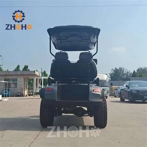 Voiture de golf haute puissance 4 places, voiturette de club, voiturette de golf électrique avec ports de charge USB - Product Image 5