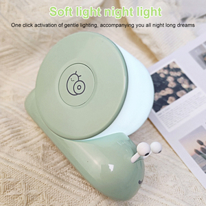 Cute Animal Bedside Lamp Snail Night <b>Light</b> for Kids with Magnetic Rechargeable Table Lamp Office Home Decor for Kitchen Bedroom - Product Image 5