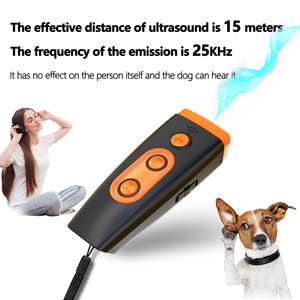Ultrasonic <b>Dog</b> Trainer Handheld Bark Control Device With Twin <b>Lights</b> Flash Three Speed Frequency Conversion Easy To Carry - Product Image 5