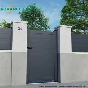 <span class=keywords><strong>Puerta</strong></span> de Entrada de Aluminio de Alta Resistencia con Motor Eléctrico para América <span class=keywords><strong>del</strong></span> <span class=keywords><strong>Norte</strong></span> - Product Image 6