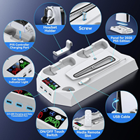 Station de charge et de refroidissement pour manettes de jeu SUNDI pour console PS5 PlayStation 5