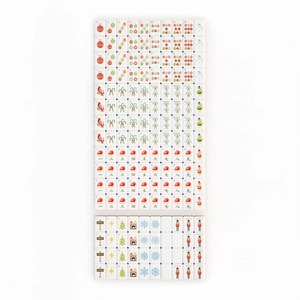 Op maat gemaakte Merry Christmas Amerikaanse Mahjong tegels 160 kaarten milieuvriendelijk opvouwbaar duurzaam luxe binnenlandse spel Mahjong mat - Product Image 2