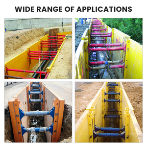 LINYI QUEEN Trench Box Shoring Trench Box scudo <span class=keywords><strong>in</strong></span> acciaio - Product Image 4